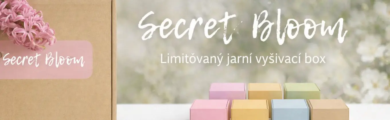 Secret bloom limitovaný jarní vyšívací box