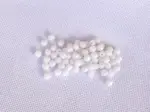 Korálky Ohňovky – broušené skleněné korálky 3 mm, 70 ks  bílá - image 2