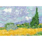 Sada na vyšívání DMC Vincent van Gogh A Wheatfield with Cypresses, Pšeničné pole s cypřiši