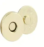 Magnetické zapínání na kabelky zlatá