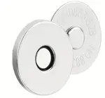 Magnetické zapínání na kabelky Stříbrná