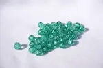 Korálek práskaný kulička 8mm světle  zelená - image 4