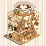 Samolepky – Miniaturní scéna Latte Meow