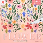 Omalovánky Flower – Relaxační omalovánky pro dospělé | 128 listů
