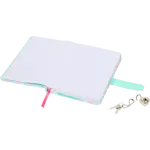 Deníček se zámkem A5 "srdíčka"– linkovaný, FSC® papír, se záložkou