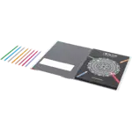 Omalovánky I Love My Hobby – 30 motivů + 8 metalických per Mandaly