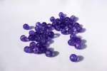 Korálek práskaný kulička 8mm Fialová 