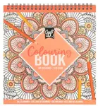 Kreativní omalovánky 21x20cm, kroužková vazba oranžová