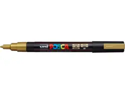 Akrylová fixa Uni Posca PC-3M – 25 zlata