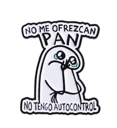 Smaltovaný pin No tengo 