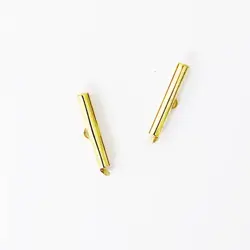 Koncovka zásuvná, zlatá – 19 mm