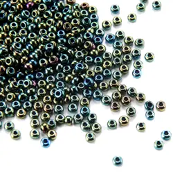 Preciosa rokajl 9/0 – Zelený iris (59155), 10 g