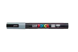 Akrylový fix Uni Posca PC-3M 0,9–1,3 mm – 37 šedá