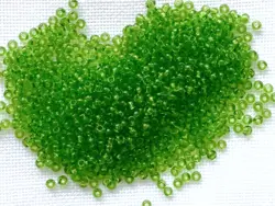 Preciosa rokajl 9/0 – světle  zelená (50430), 10 g
