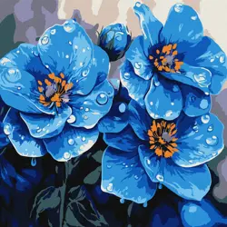 Malování podle čísel – plátno 30×30 cm KHO 3317 Fialky každé ráno