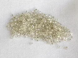 Preciosa® sekaný rokajl 10/0 – 10 g stříbrná