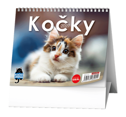 Stolní kalendář 2027 Kočky