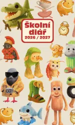 Diář 2026/27 týdenní Kamil lamino Postavičky