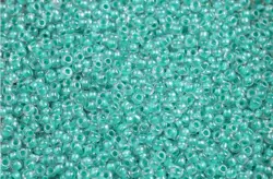 Preciosa rokajl 10/0 – světle tyrkysový průhledný (38658), 10 g