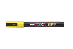 Akrylový fix Uni Posca PC-3M 0,9–1,3 mm – 02 žlutá