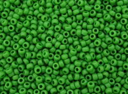 Rokajlové korálky Toho  - Round 15/0 : Opaque Mint Green TR-15-47