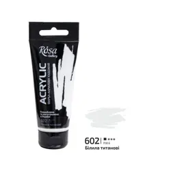 Akrylová barva Rosa Gallery 60ml 602 titanium white