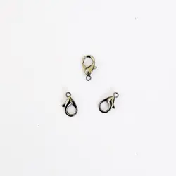 Karabinka - platina - 12 x 6 mm