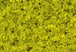 Rokajlové korálky Toho  - Round 15/0 : Transparent Lemon TR-15-12