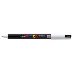 Acrylic marker Uni Posca 0.7mm PC-1MR – 01 bílá