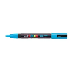 Akrylový fix Uni Posca PC-3M 0,9–1,3 mm –  08 světle modrá