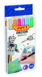 Popisovače JOVI Decor metalic 6ks