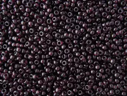 Rokajlové korálky Toho  - Round 15/0 : Transparent Amethyst TR-15-6C