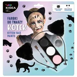 Barvy na obličej - Koťátko