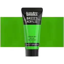 Akrylová barva Liquitex Basics 22 ml – 985 fluorescent green