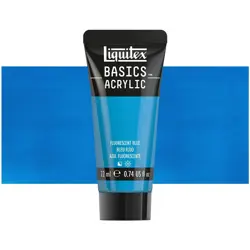Akrylová barva Liquitex Basics 22 ml –  984 fluorescent blue
