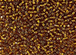 TOHO - Round 15/0 : Silver-Lined Smoky Topaz TR-15-34 