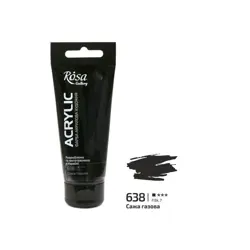 Akrylová barva Rosa Gallery 60ml 638 lamp black