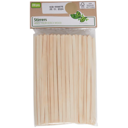 Dřevěné míchací tyčinky