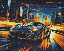  Noční město 40х50 AMO 7855