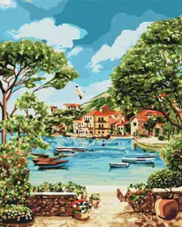 Odpočínek v zátoce 40х50cm