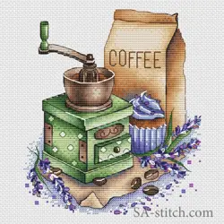  Mlýnek na kávu s levandulí A038