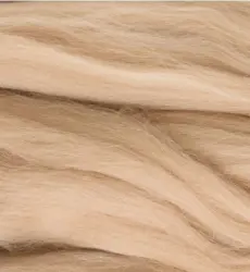 Ovčí vlna barevná 100g – světle hnědá 26