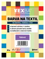 Barva na textil Texba 20g 04 Fialová 