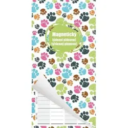 Stil Magnetický týdenní plánovač pro celou rodinu tlapka