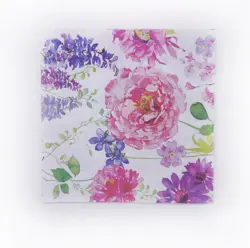 Ubrousky na dekupáž - pink roses - 1 ks