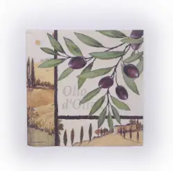 Ubrousky na dekupáž - olivy - 1 ks