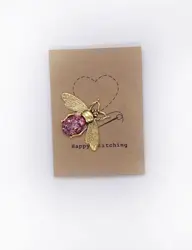 Magnet na jehlu (needle minder) Včela Růžová 