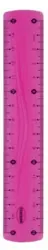 Pravítko FLEXI 15 cm Růžová