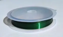 Dekorační drátek Ø0,5 mm  zelená
