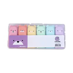 Zvýrazňovače - Medvídci 6 barev